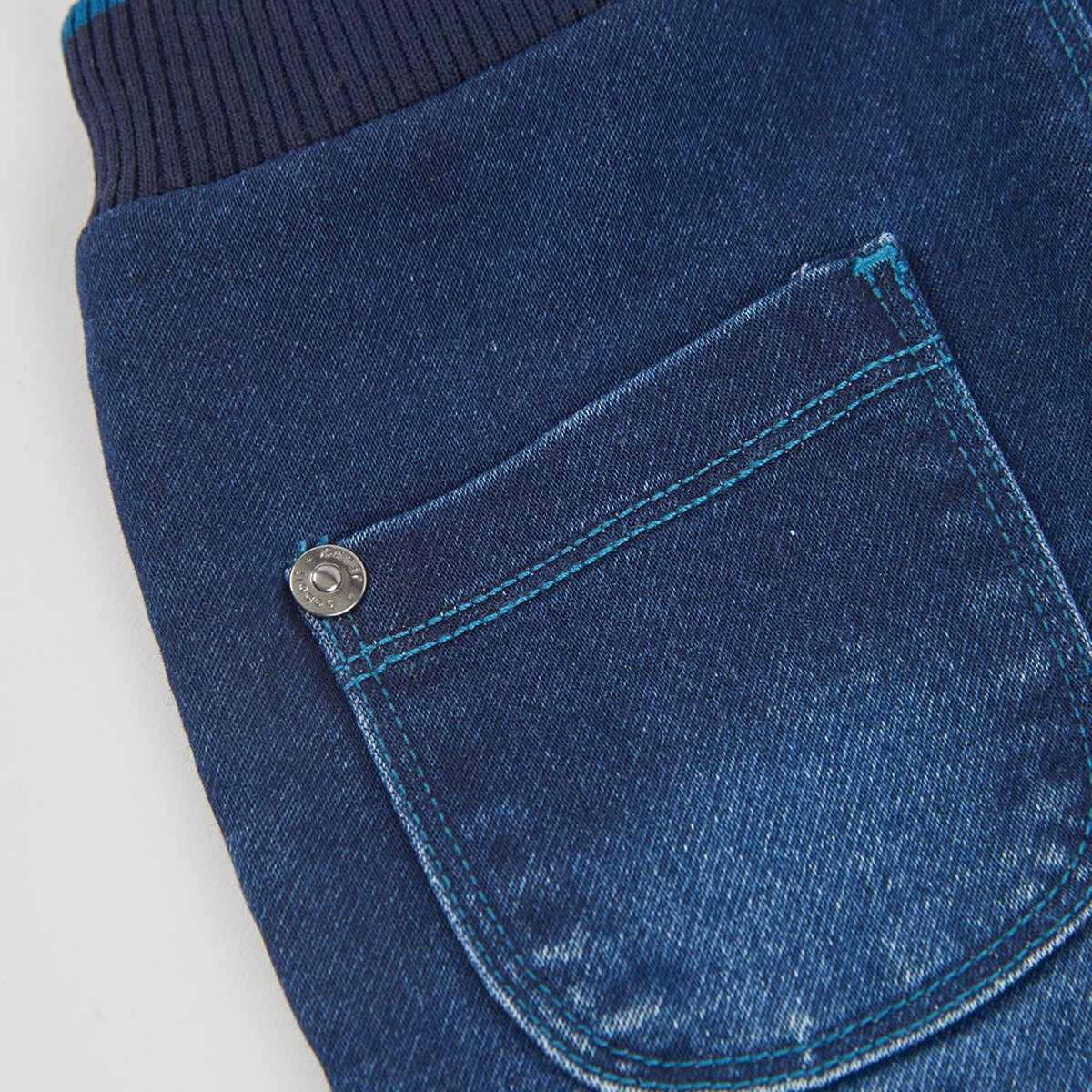 Pantalon garçon denim avec cordon bleu, BOBOLI