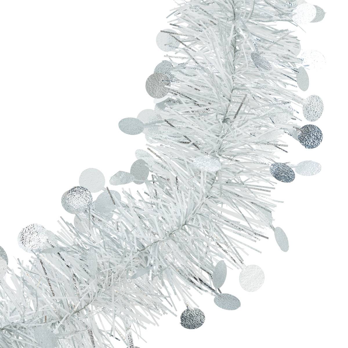GDN PST EMB 90X4X2M ECRU gris, FEERIC LIGHTS & CHRISTMAS
