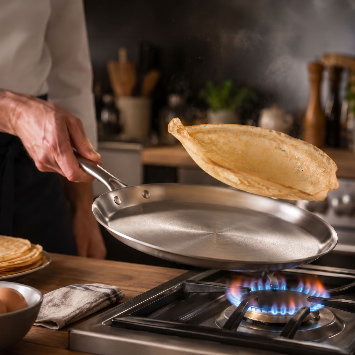 Crêpière 28 cm - GOURMET inox, CUISINOX