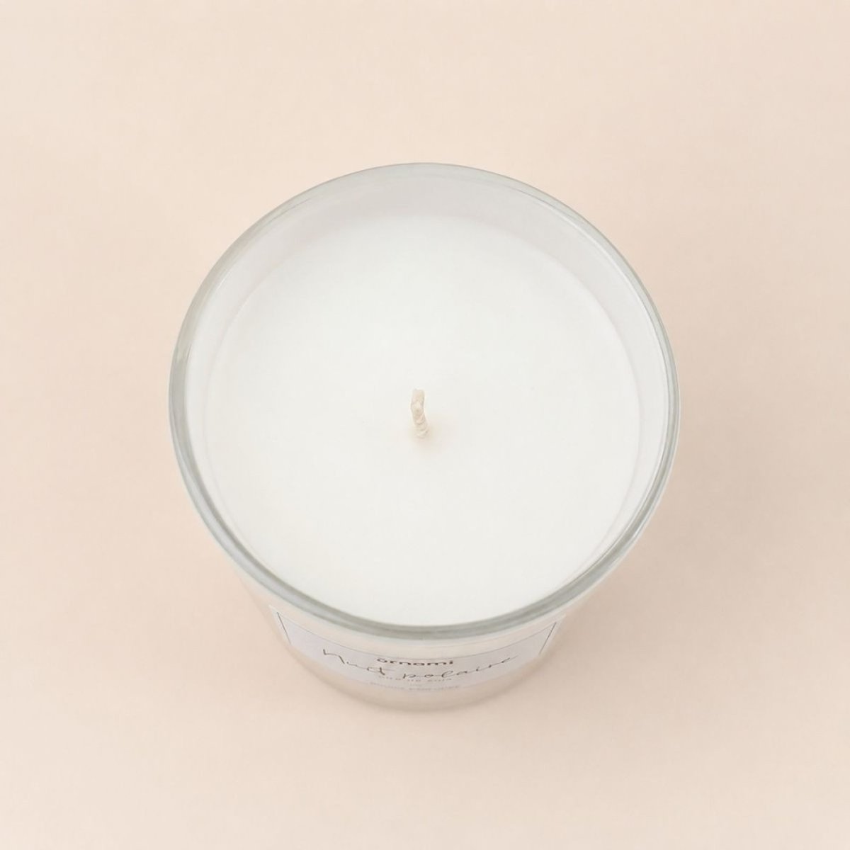 Bougie en cire de soja parfumée "Nuit polaire" 280GR blanc, ORNAMI