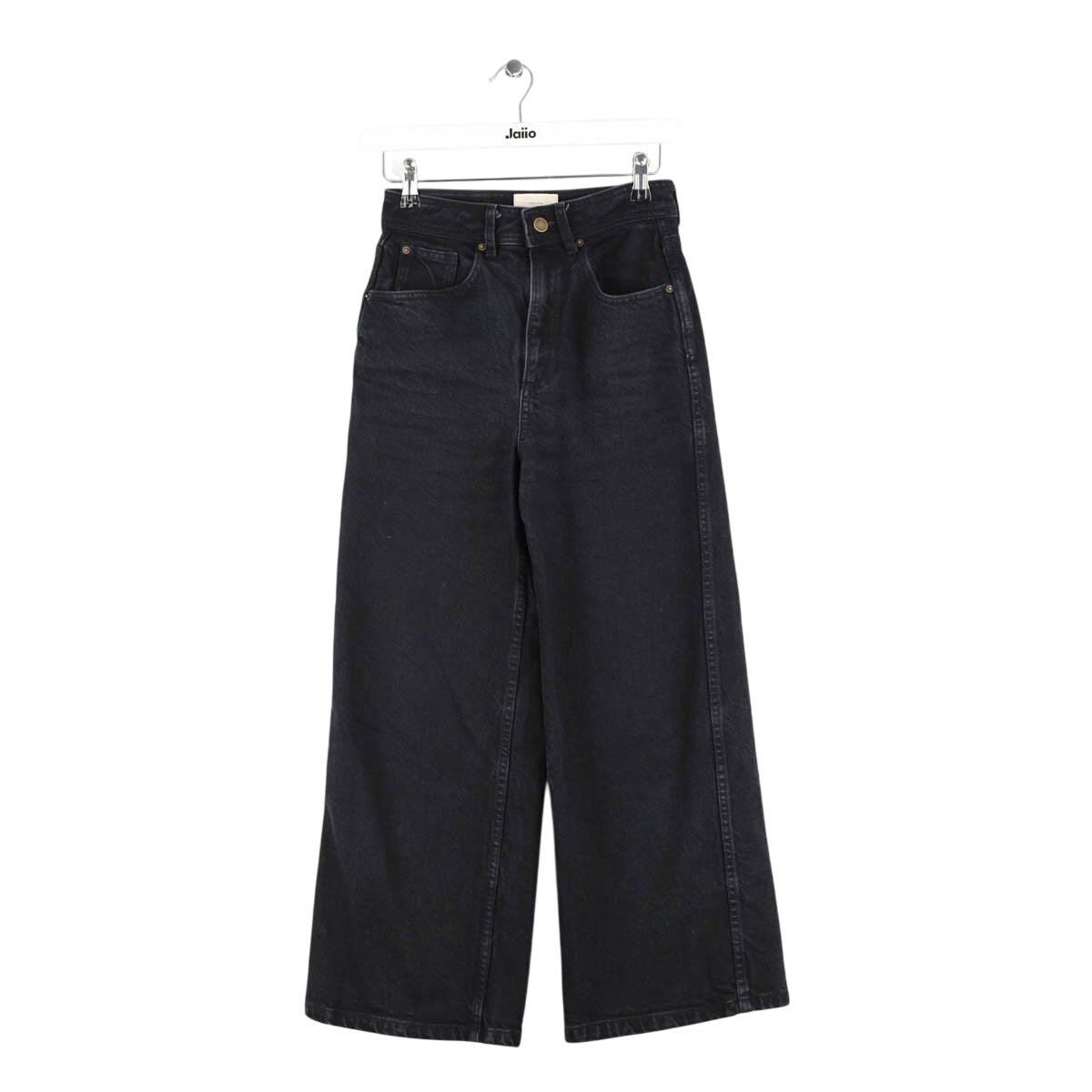 Jean large - Très Bon État noir, SEZANE