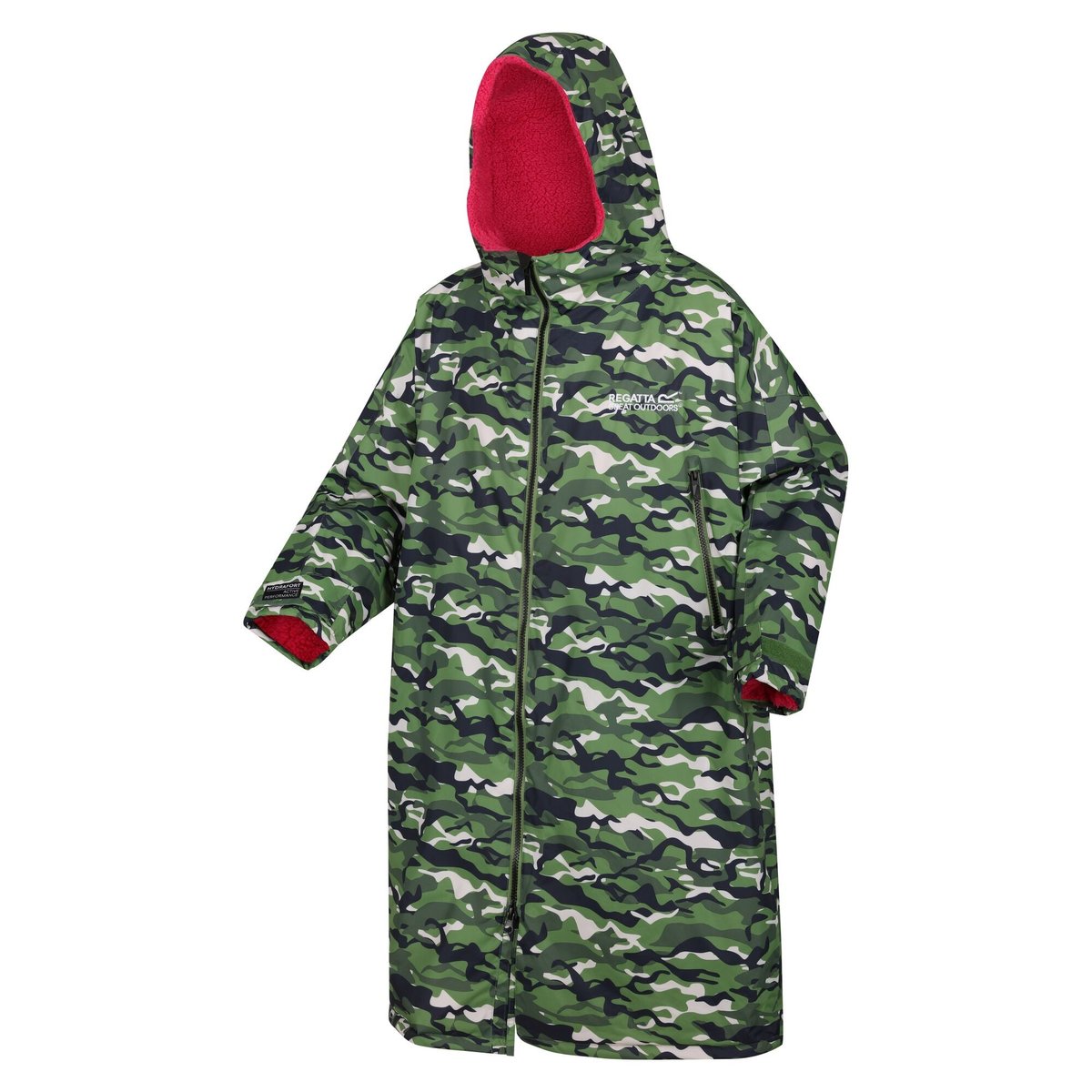 Peignoir large à langer imperméable vert, REGATTA