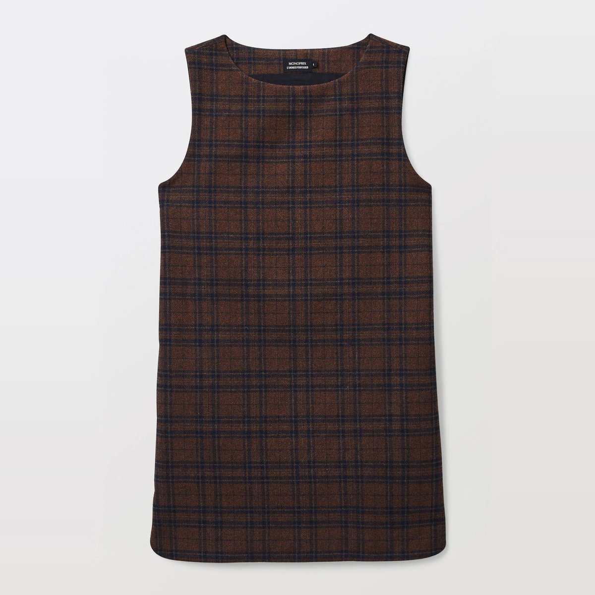 Robe courte sans manches contenant de la laine pudding, MONOPRIX