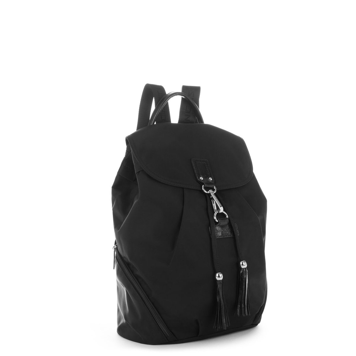 Sac à dos BASIC POMPON noir, LANCASTER