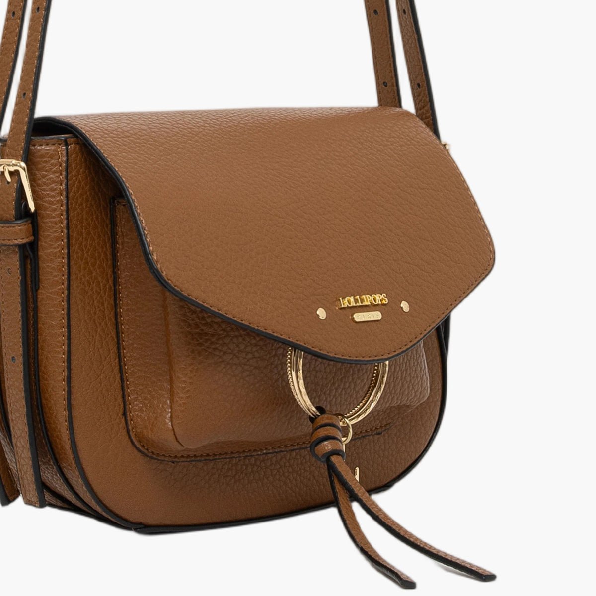 Sac porté épaule Tatjana camel,doré, LOLLIPOPS