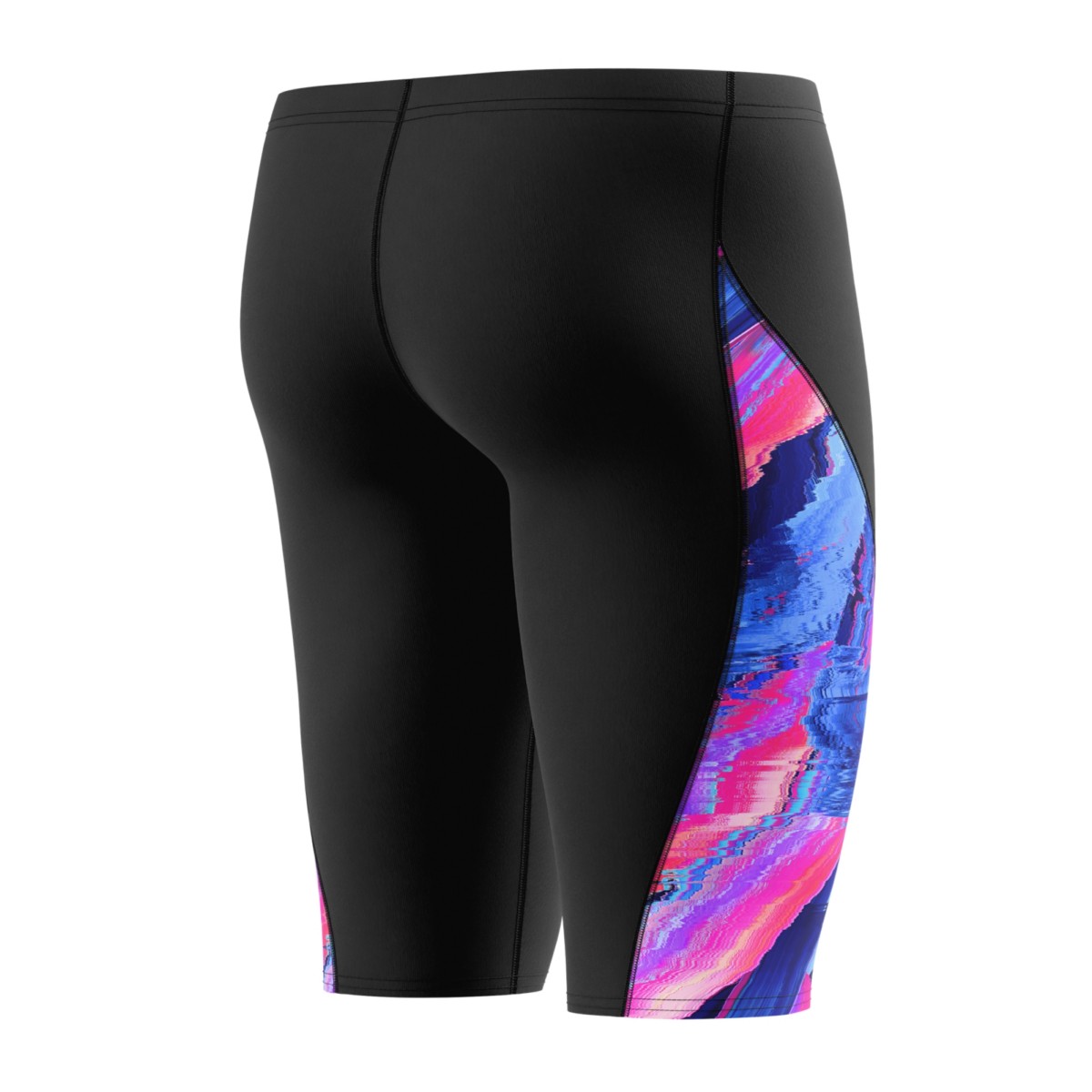 Jammer de natation à taille ajustable motif/style bug SPLICED noir, SPEEDO