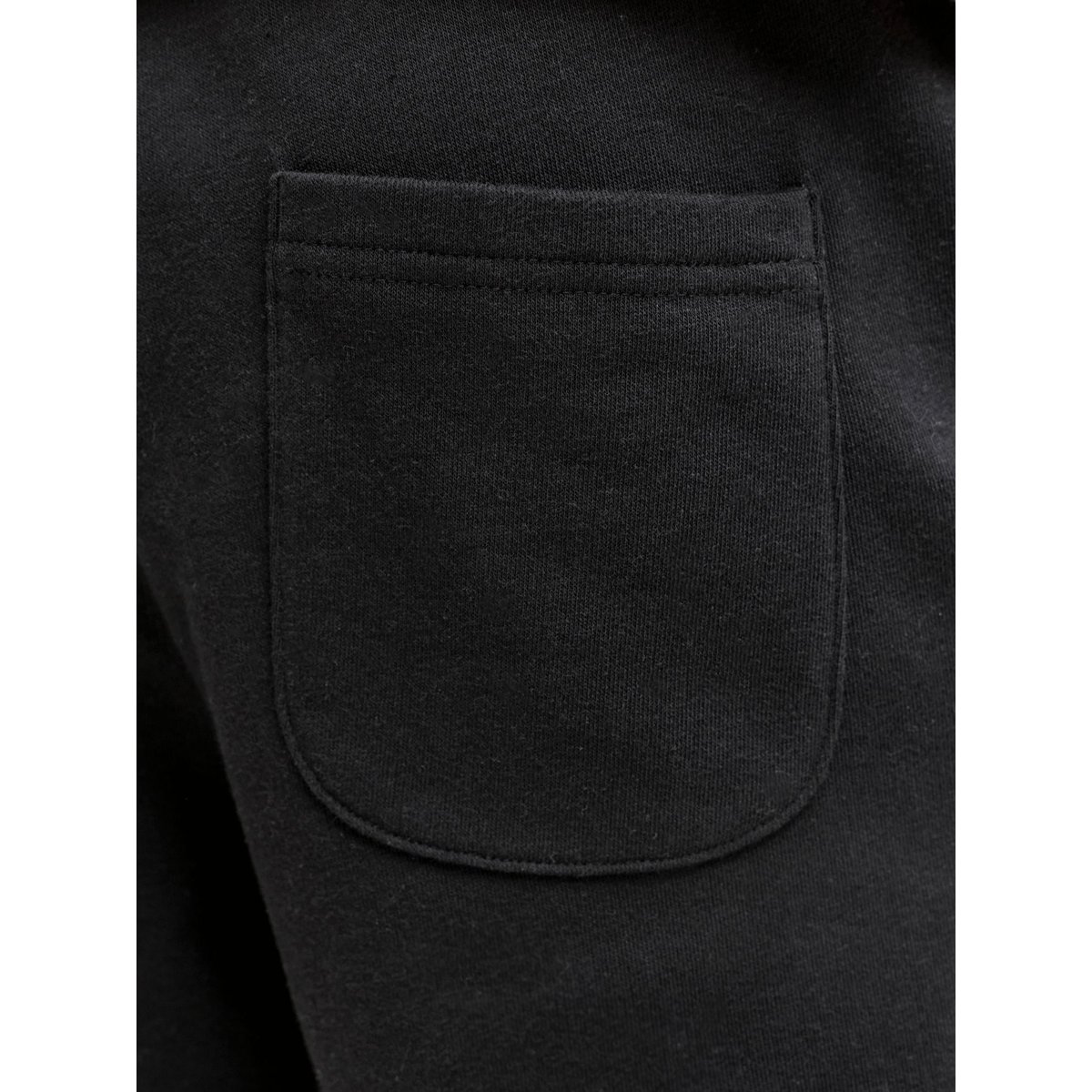 Short En Molleton noire - black, JACK & JONES JUNIOR