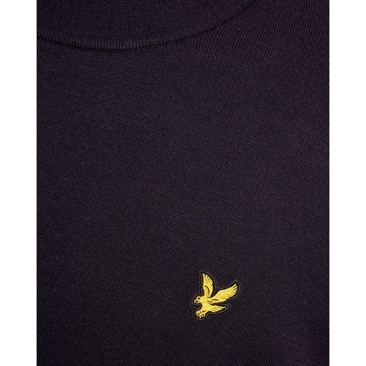Pull coupe décontractée col montant bleu foncé marine, LYLE & SCOTT
