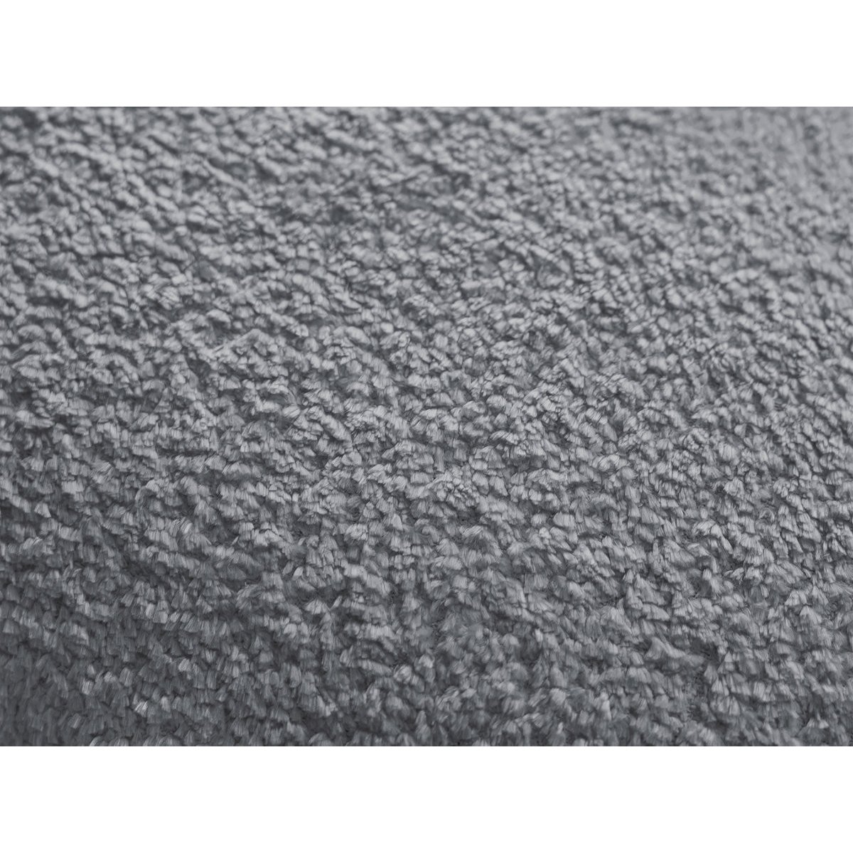 Canapé modulable 3 places en tissu chenille, ANDA gris, BOBOCHIC