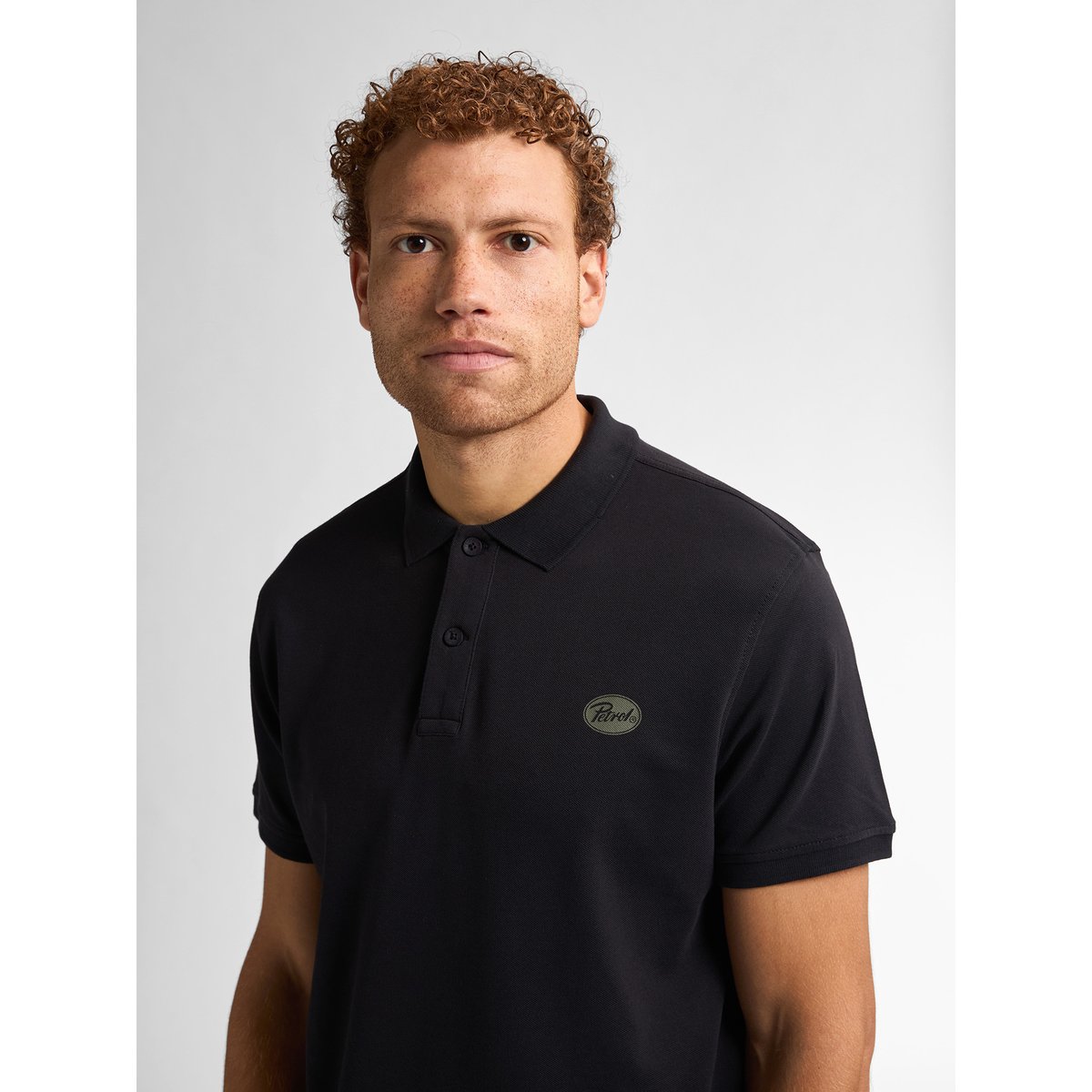 Polo classique noir black, PETROL INDUSTRIES