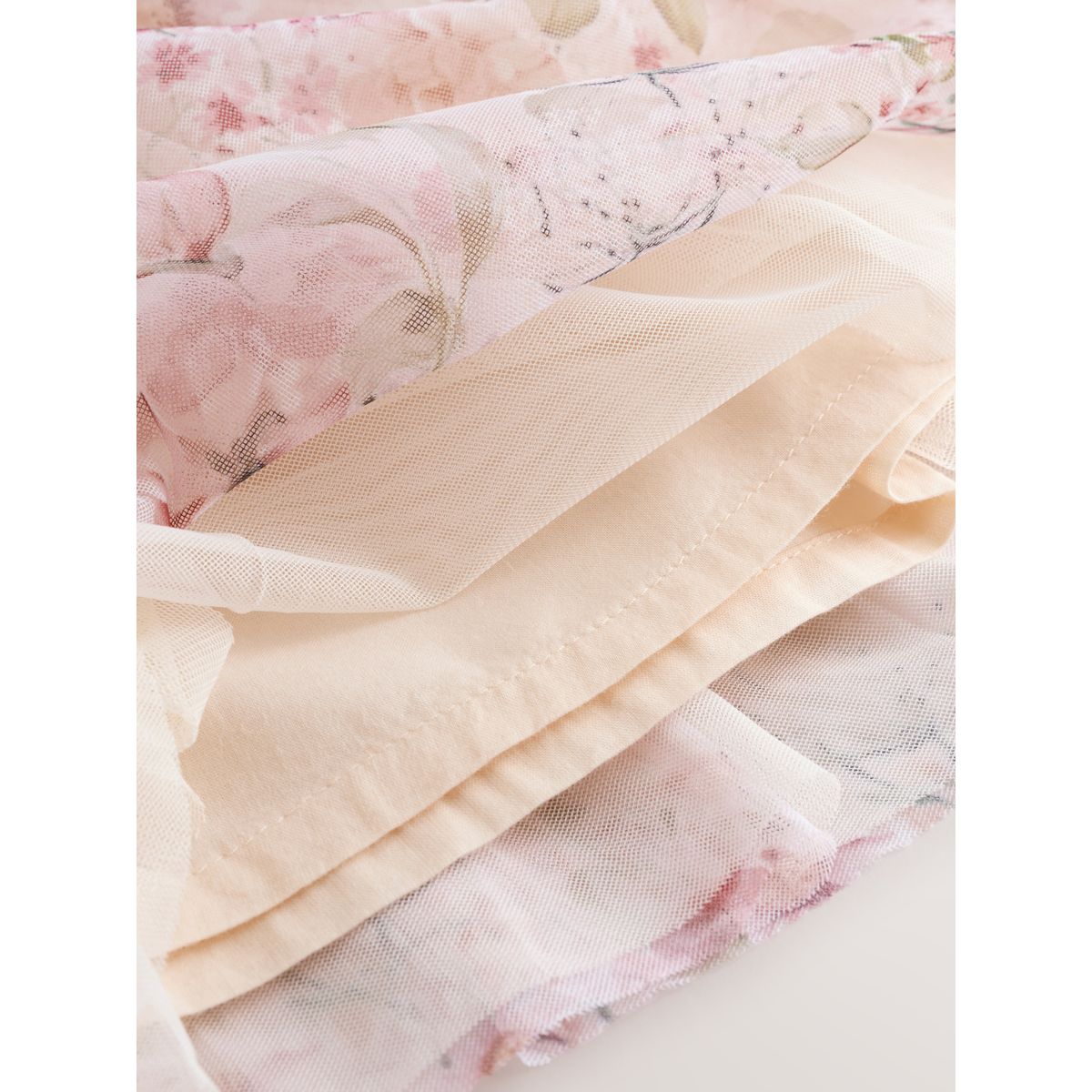 Robe en tulle bébé rose motif fleurs, NEXT