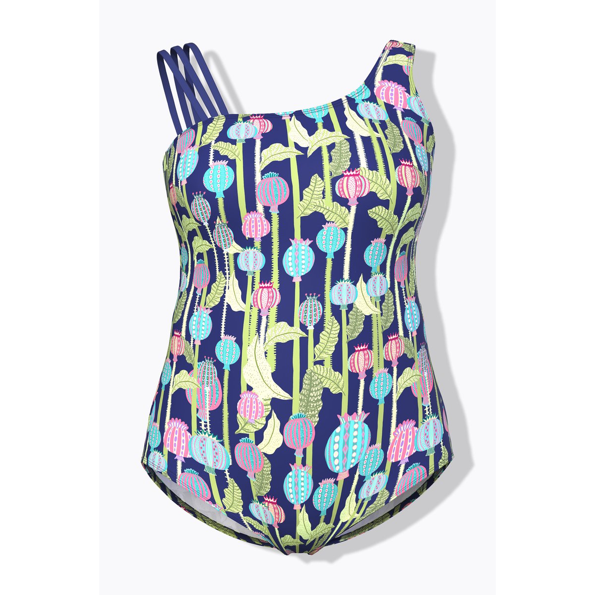 Maillot de bain avec bonnets souples vert pomme, ULLA POPKEN