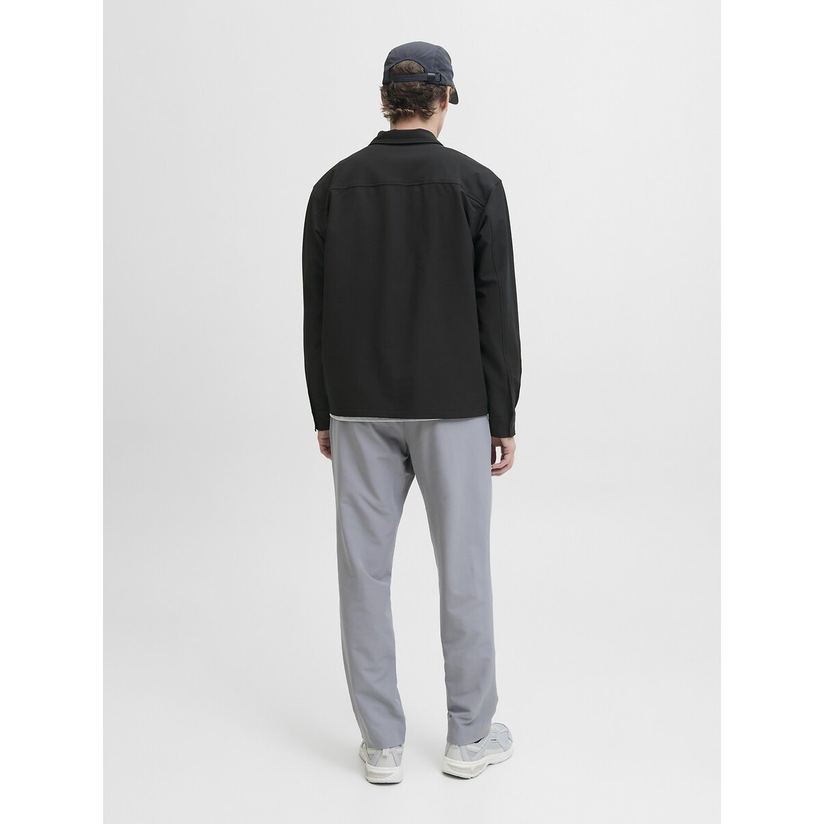Relaxed fit hemd zwart, JACK & JONES