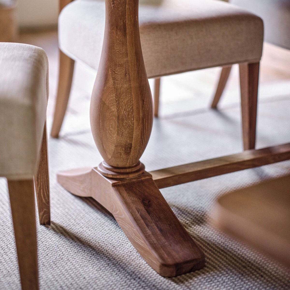 Cannes Oak Dining Table (Seats 6) natural oak, WILLIS & GAMBIER