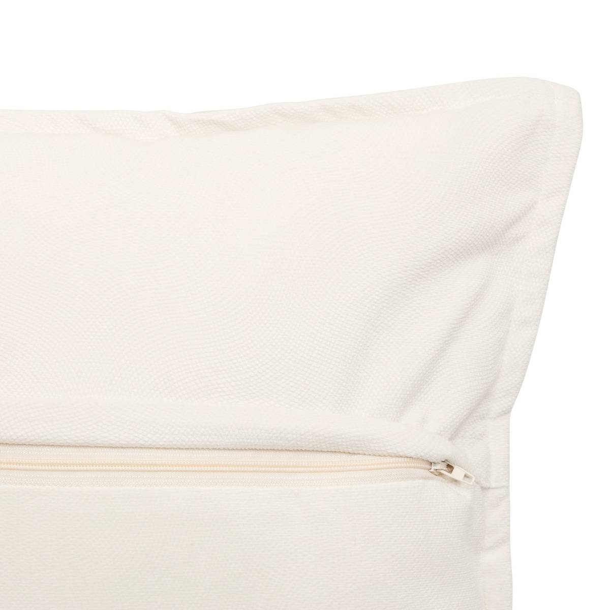 Coussin carré LILOU ivoire, ATMOSPHERA