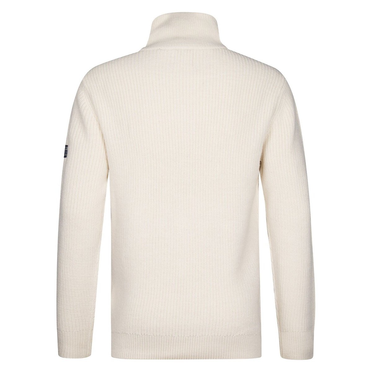 Maglione collo alto in maglia fine ecru , PETROL INDUSTRIES