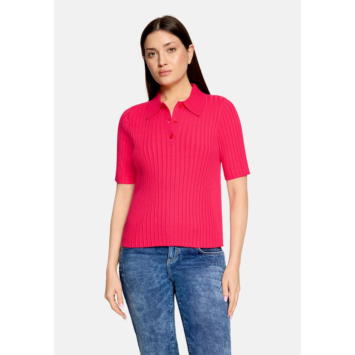 Pull-over en maille à col azalea, CARTOON
