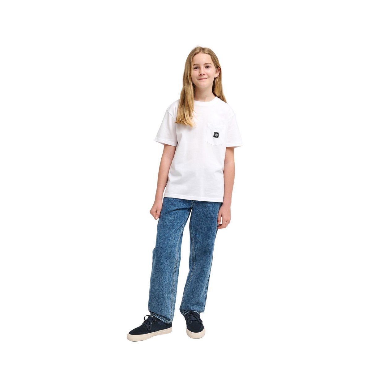 Pantalon en jean RELAX 5 DENIM Y bleu mid used, ELEMENT