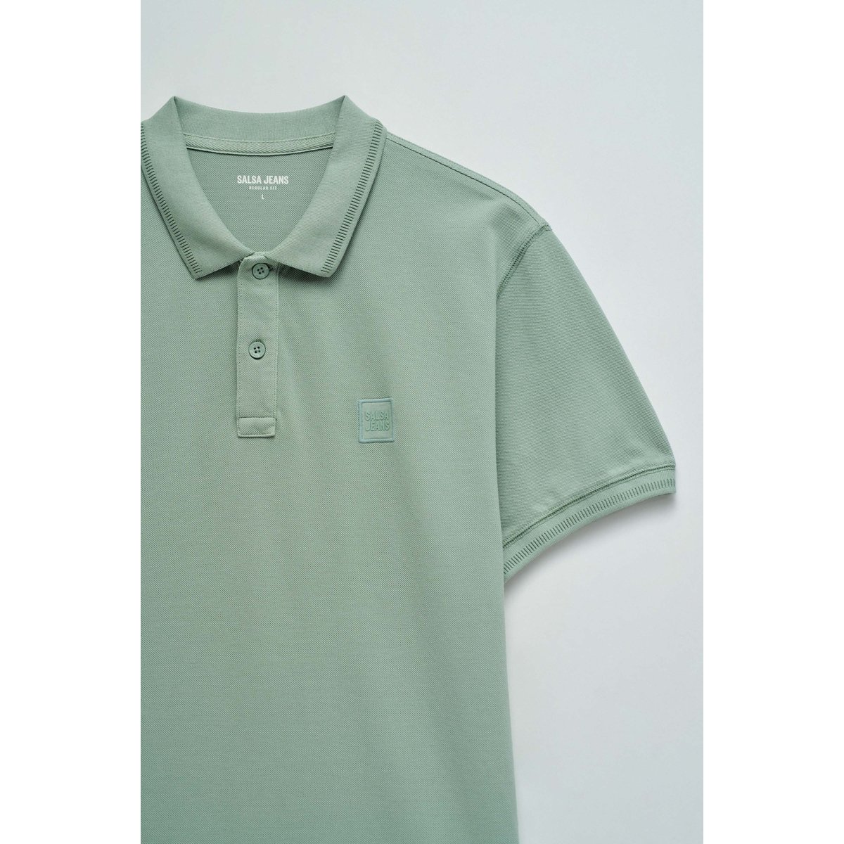 POLO AVEC BRANDING gris, SALSA JEANS