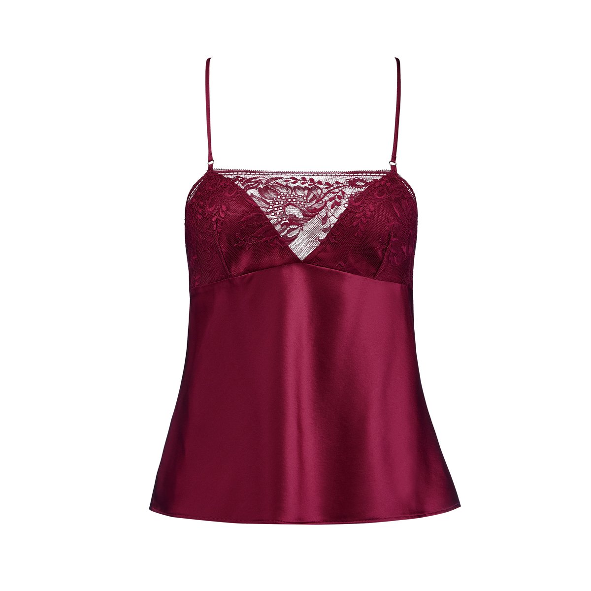 Top fines bretelles Midnight Whisper rouge, AUBADE
