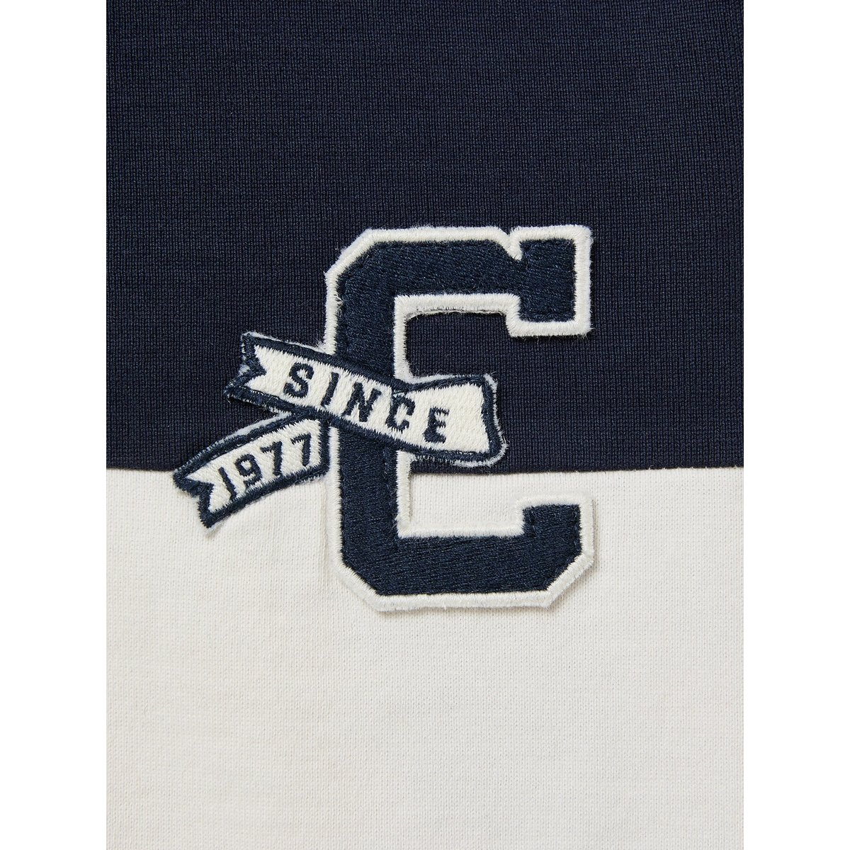 Polo rugby Colorblock marine, CYRILLUS
