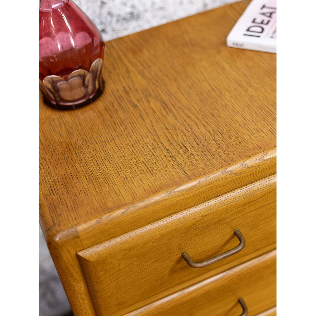 Commode contemporaine Olga N°1132 - Bon état argenté, DEBONGOUT