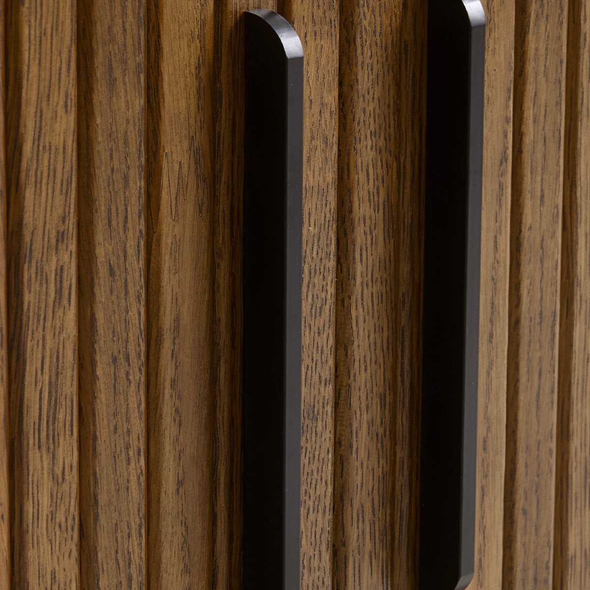 Meuble bas 2 portes 180 cm - Bois foncé - ALBA marron, MAISON AUBERTIN