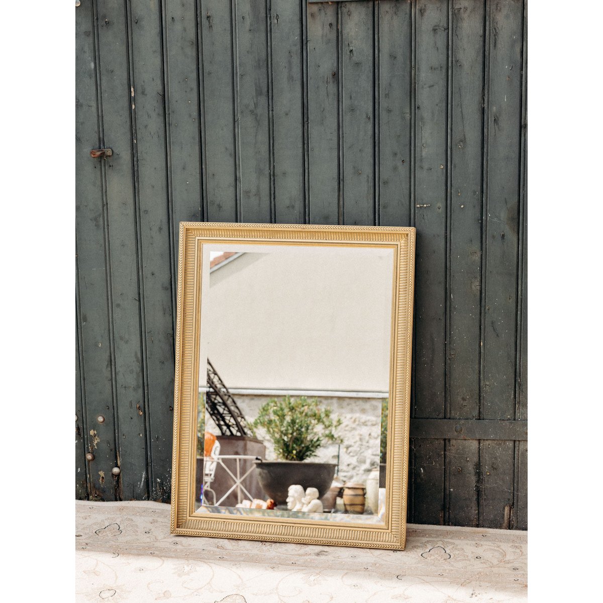 Miroir ancien au cadre doré Georges N°1250 - Bon état doré, DEBONGOUT