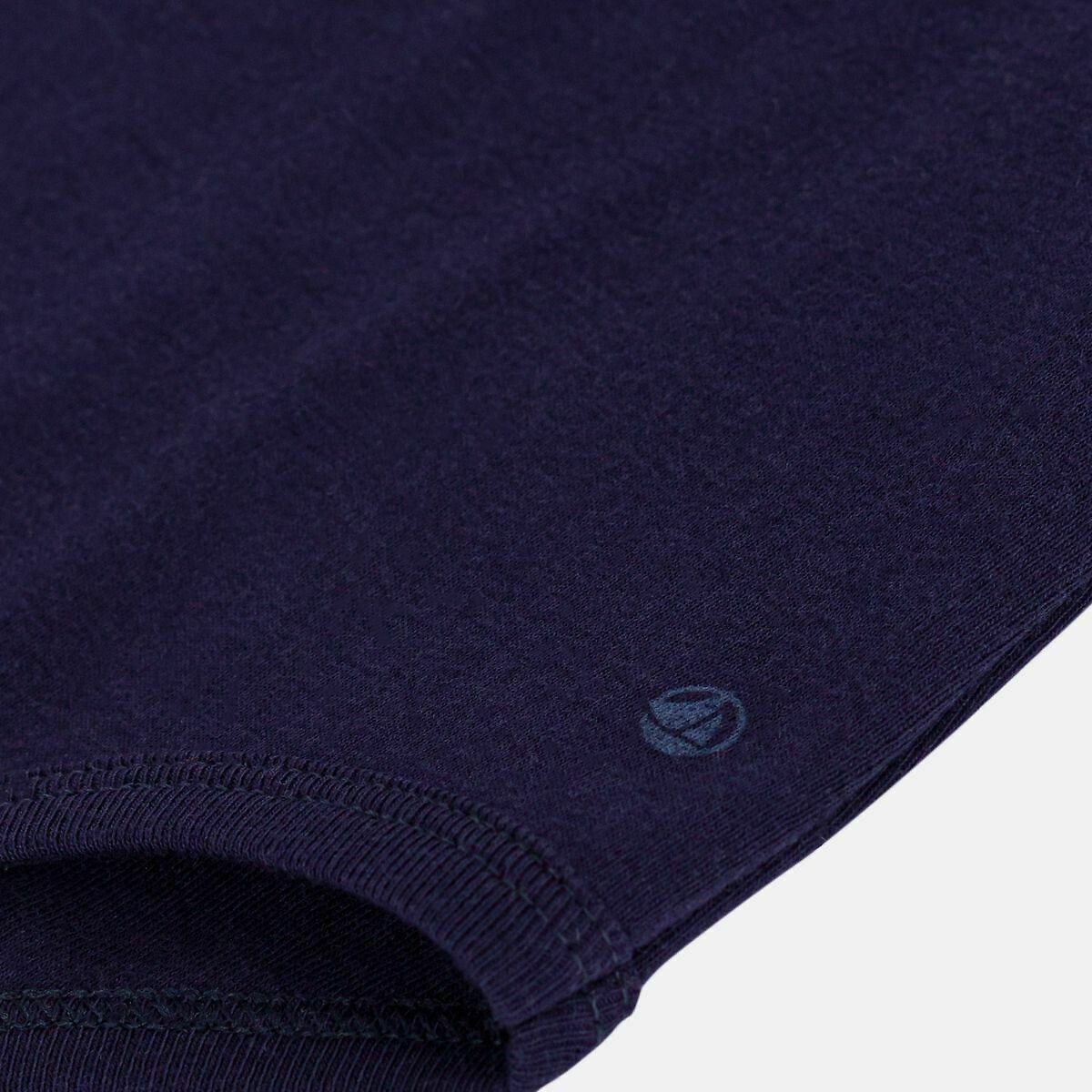 Body manches longues col roulé bleu marine, PETIT BATEAU