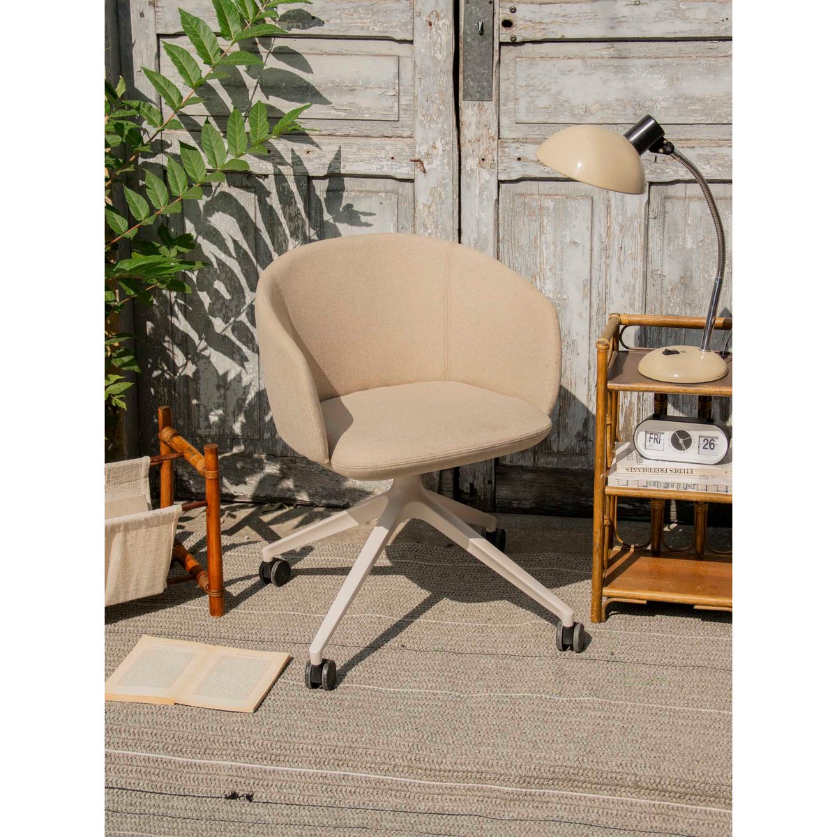Chaise de bureau Grace Alma N°1754 - Bon état beige, DEBONGOUT