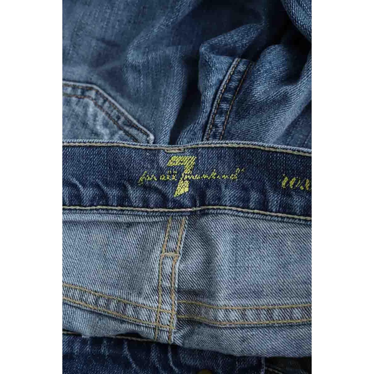 Jean slim - Très Bon État bleu, 7 FOR ALL MANKIND