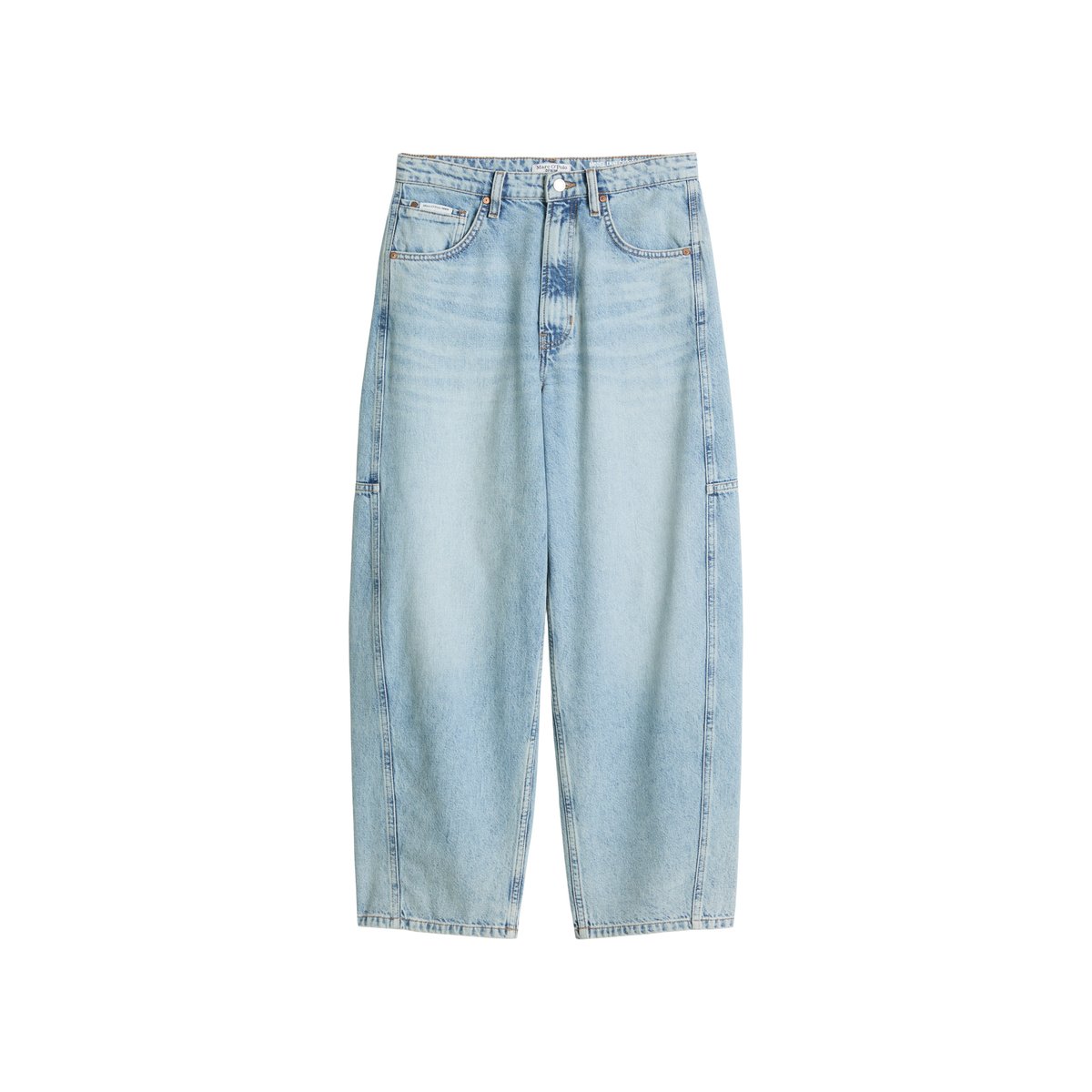 Jeans modèle Enni à coupe large en denim rigide bleu, MARC O’POLO DENIM