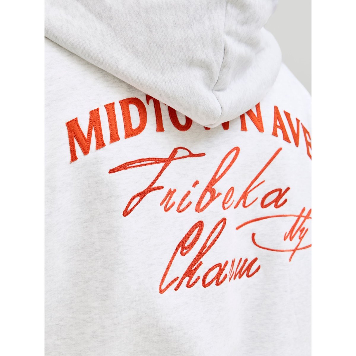 Sweat À Capuche Zippé bright white, JACK & JONES