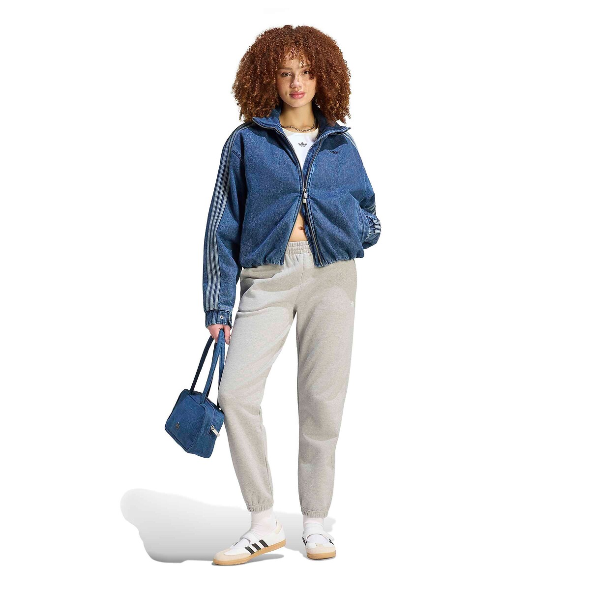Veste en denim FIREBIRD denim bleu, adidas Originals