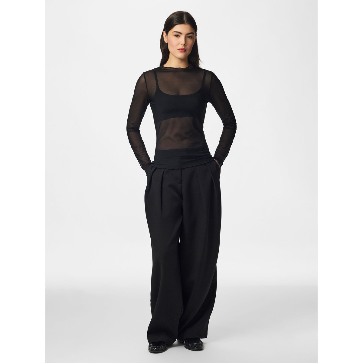 Top noir - black1, PIECES