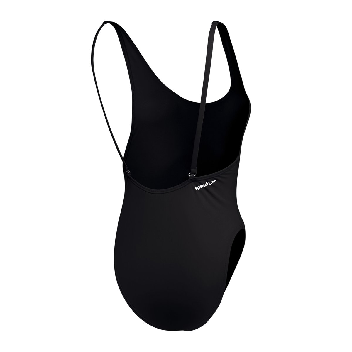 Maillot de bain 1 pièce uni à bretelles multi-positions FLU3NTE SOLID noir, SPEEDO