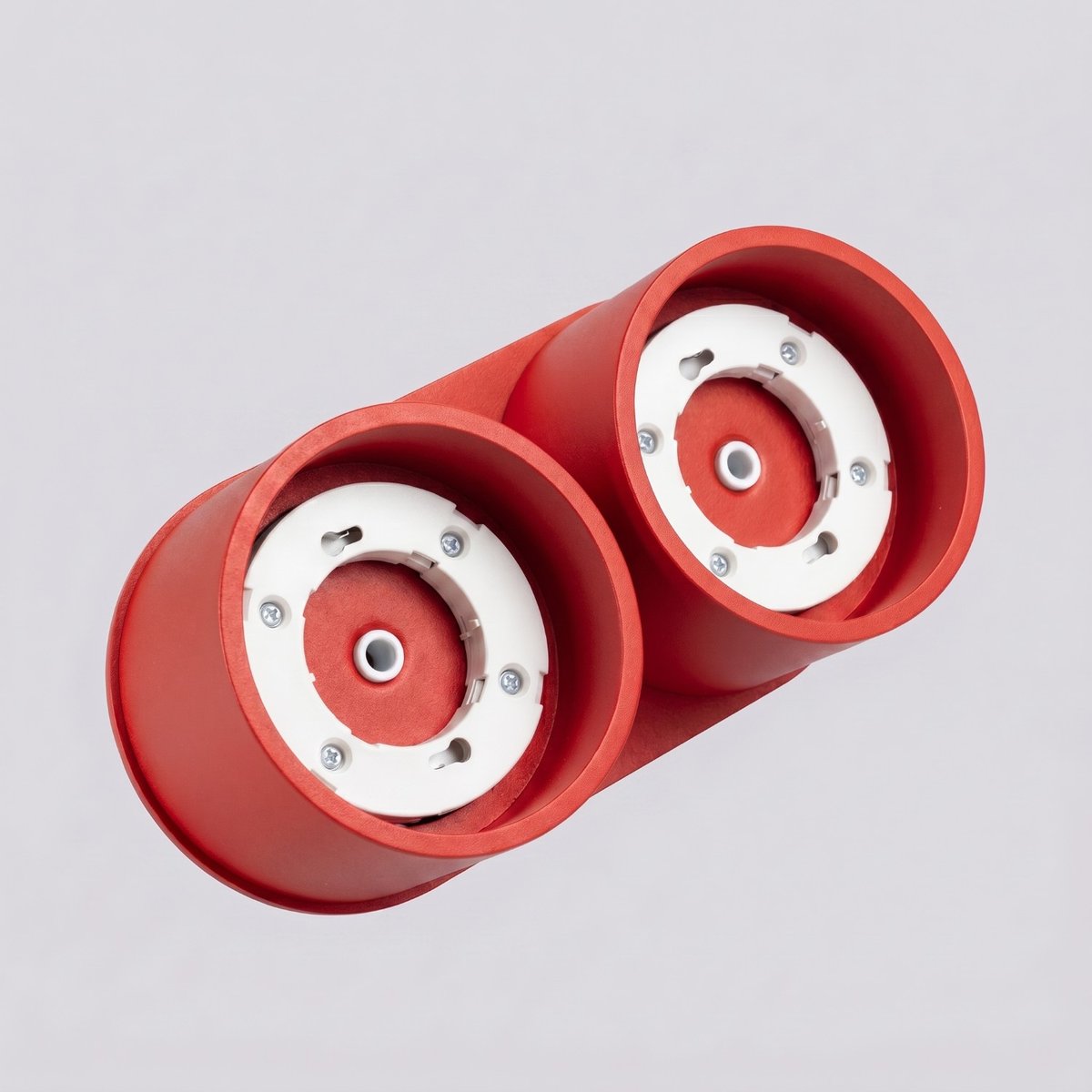Plafonnier Aluminium Rouge Gx53 2 MODO rouge, EDEN