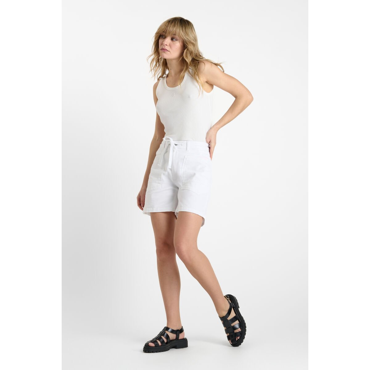 Short en jeans MADO white, LE TEMPS DES CERISES