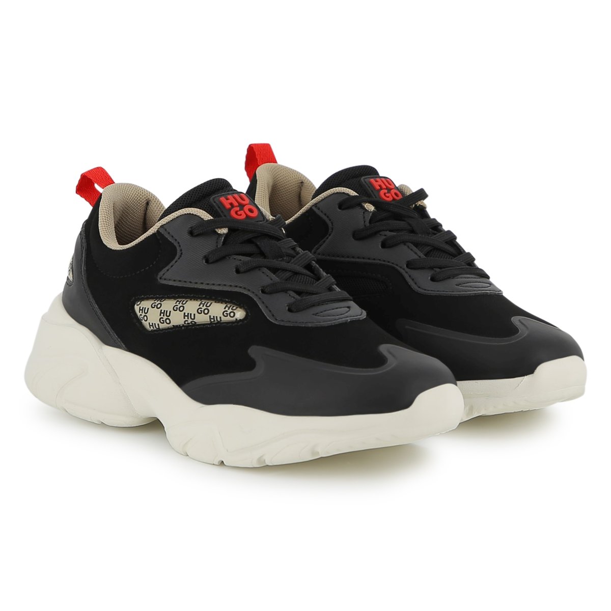 Sneakers basse black, HUGO KIDSWEAR