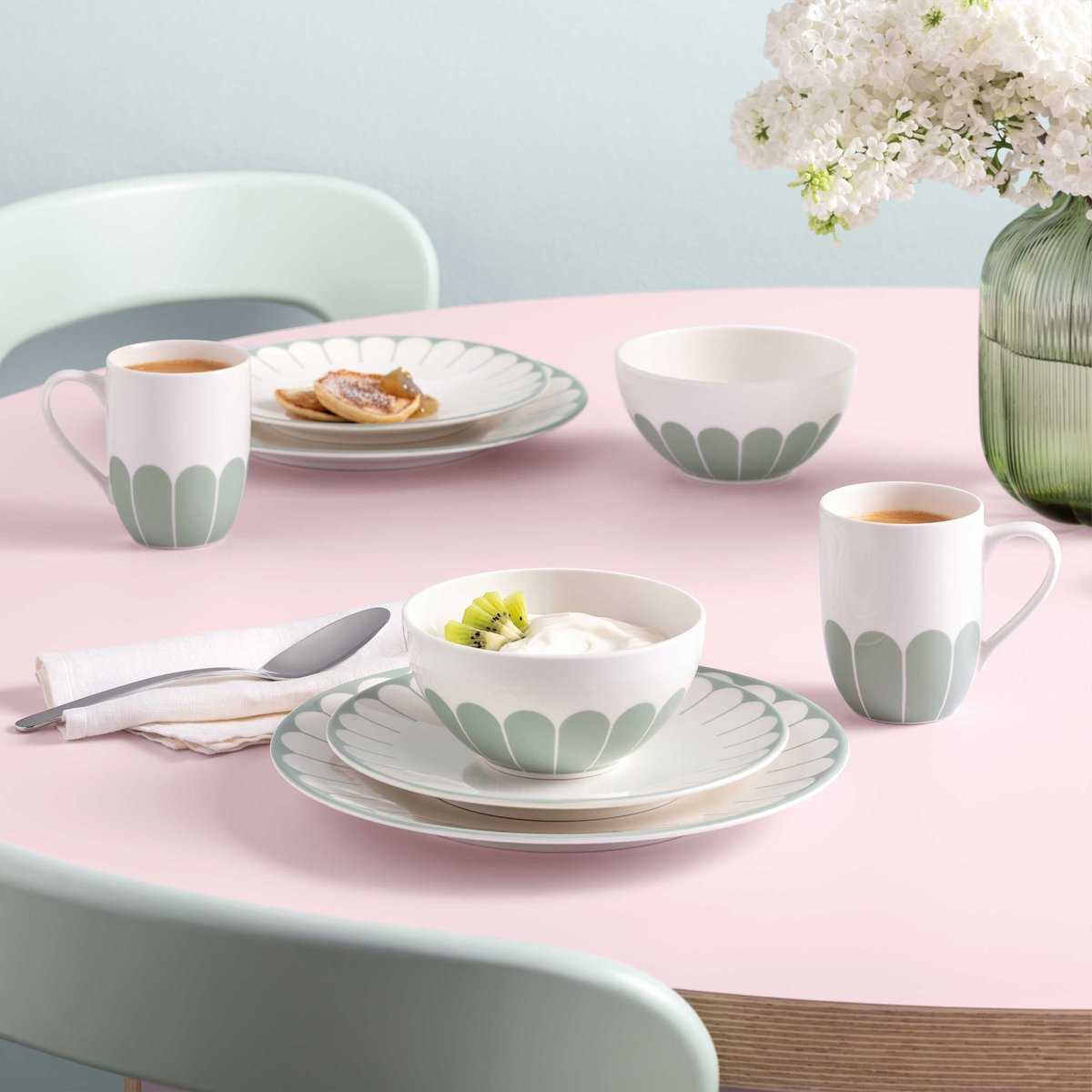 Assiette Plate FLEUR couleur unique, VILLEROY & BOCH