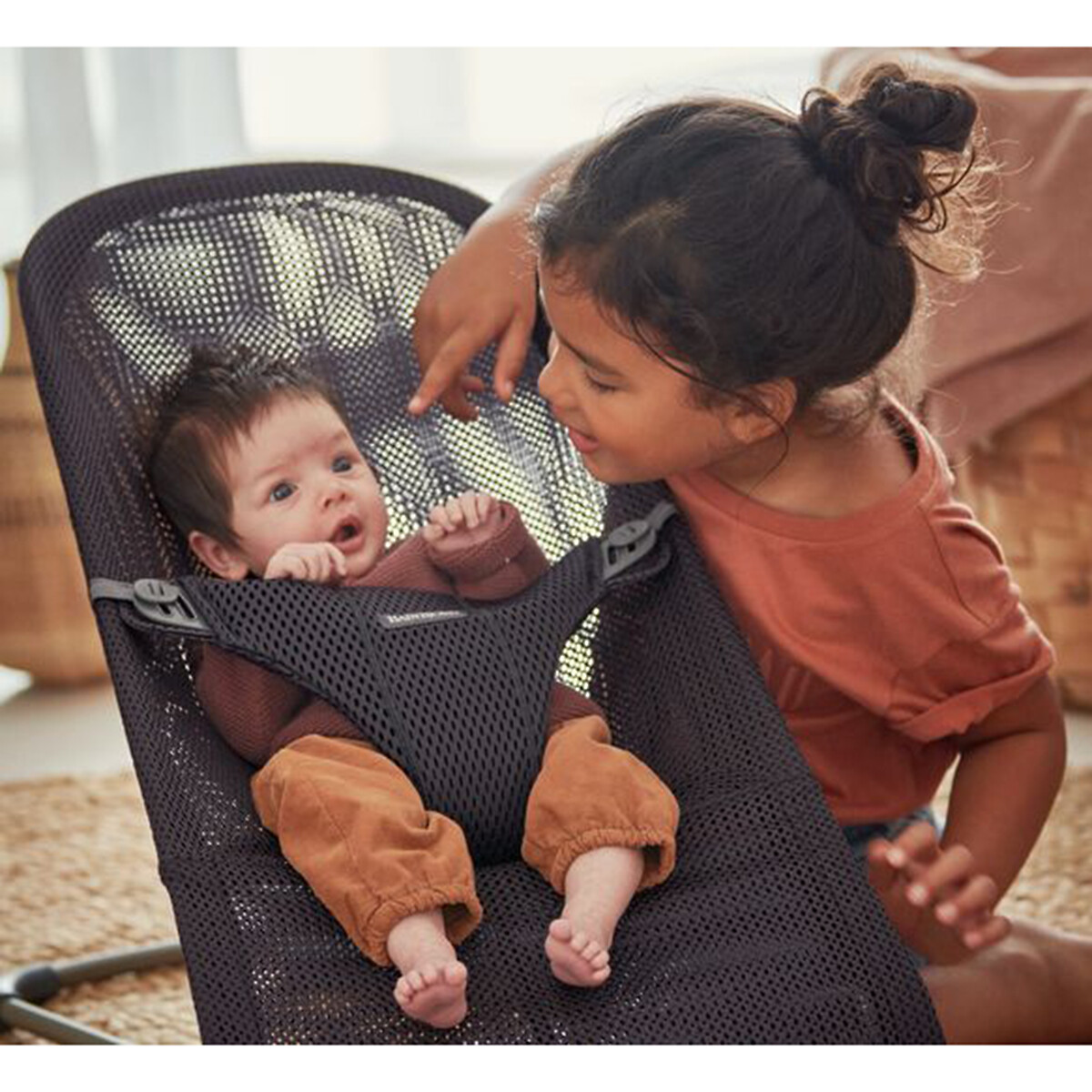 Transat bliss mesh anthracite, BABYBJORN