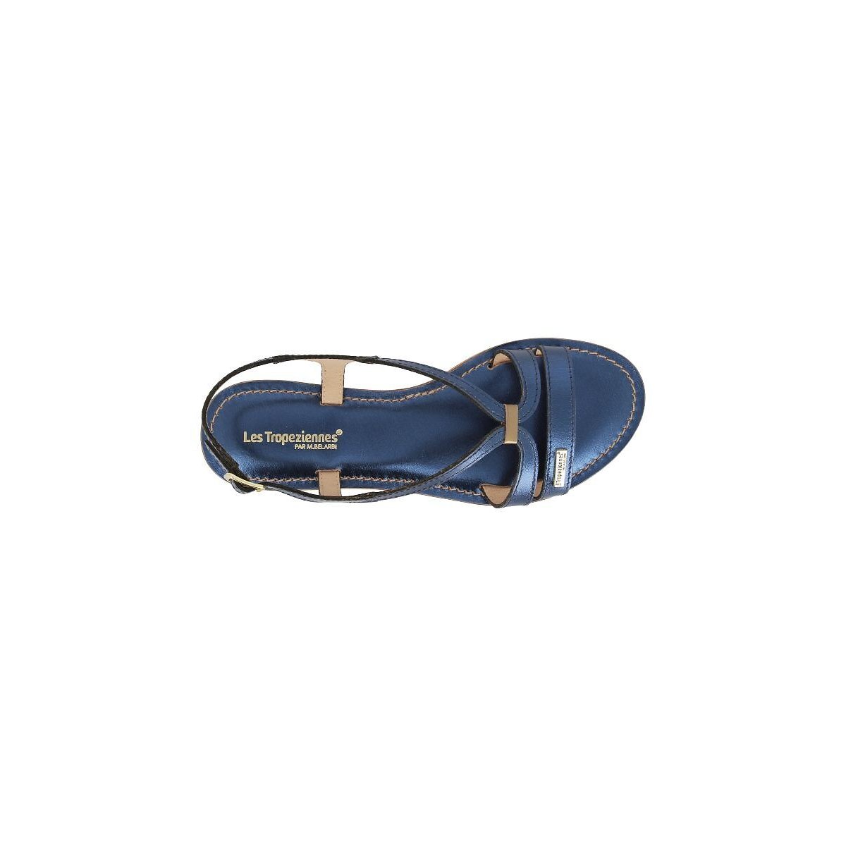 Hamoon Leather Sandals navy blue, LES TROPEZIENNES PAR M.BELARBI