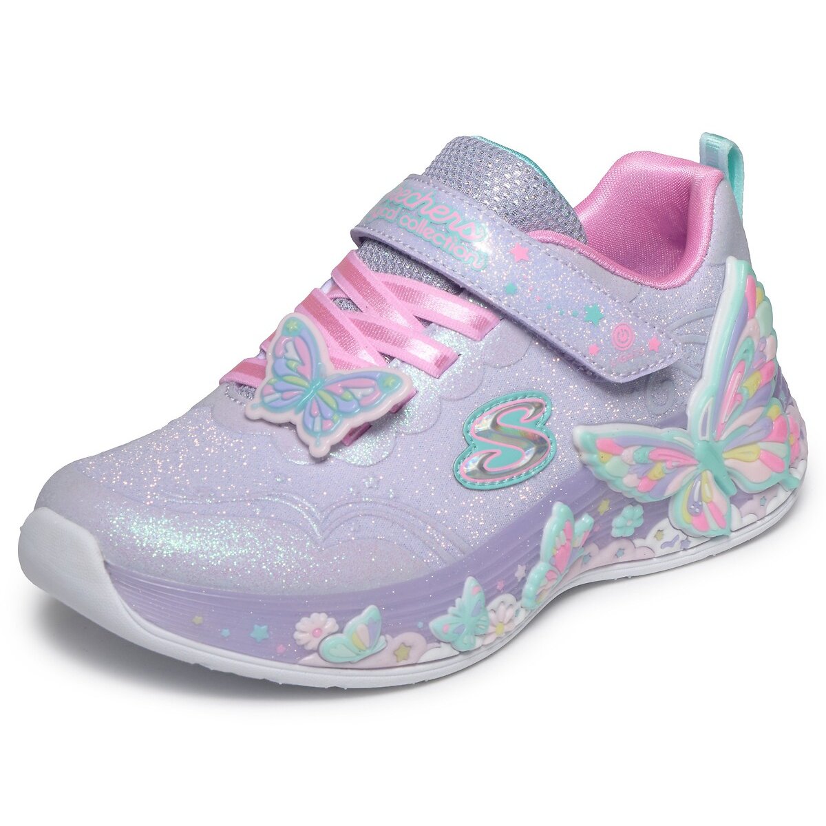 Sneakers S-Light: Butterfly Bliss lavendel, SKECHERS
