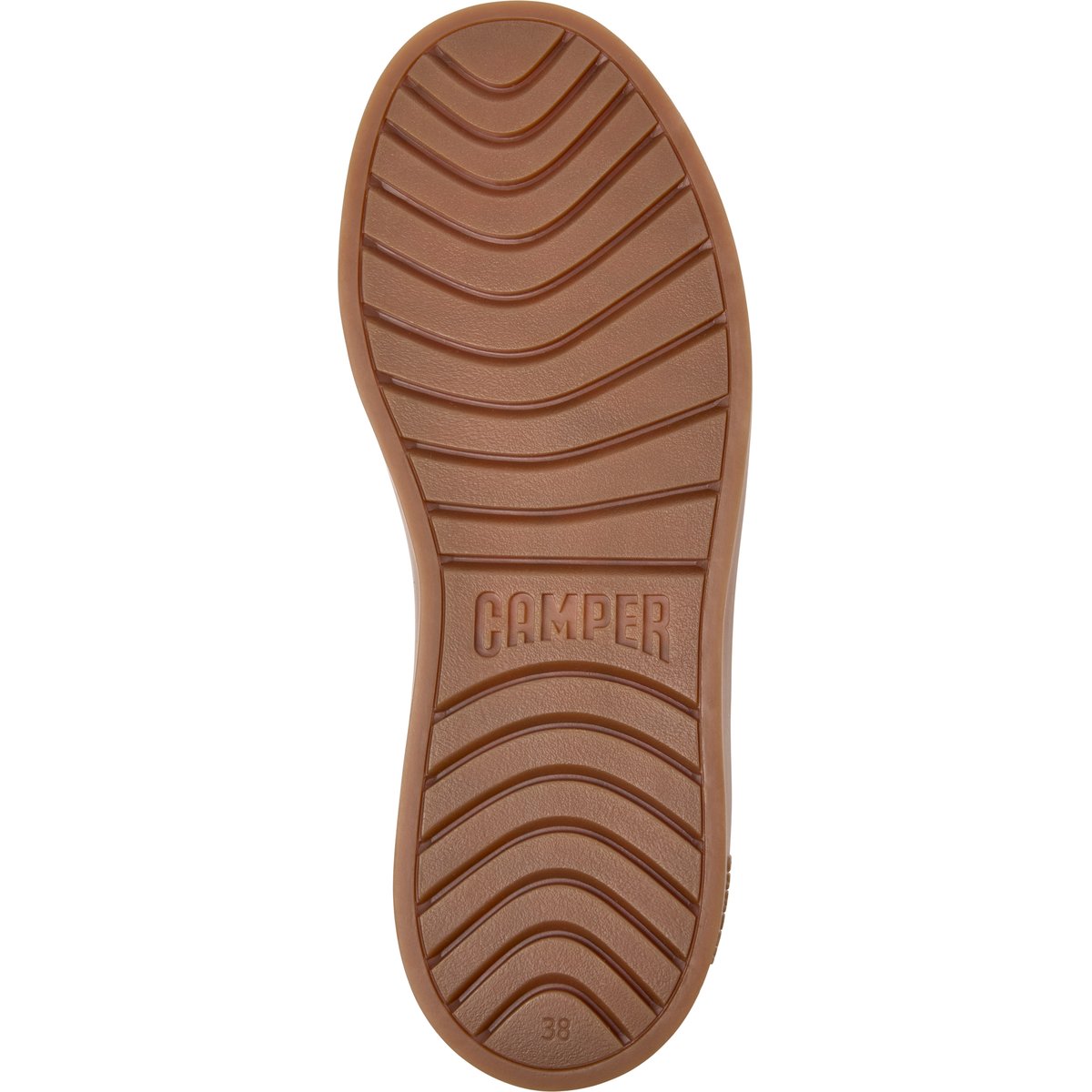 Baskets Runner Twentyfive Suede Leather marron moyen, CAMPER