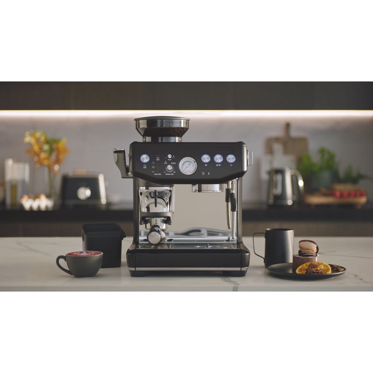 Machine à expresso impress SES876BTR4EEU1 noir, SAGE APPLIANCES