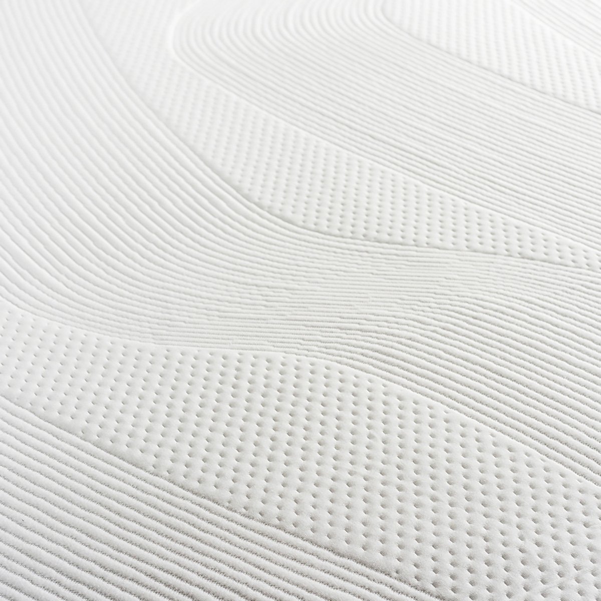 Matelas Mousse Paris 90x190 cm Accueil Mémoire de forme blanc, BELLECOUR