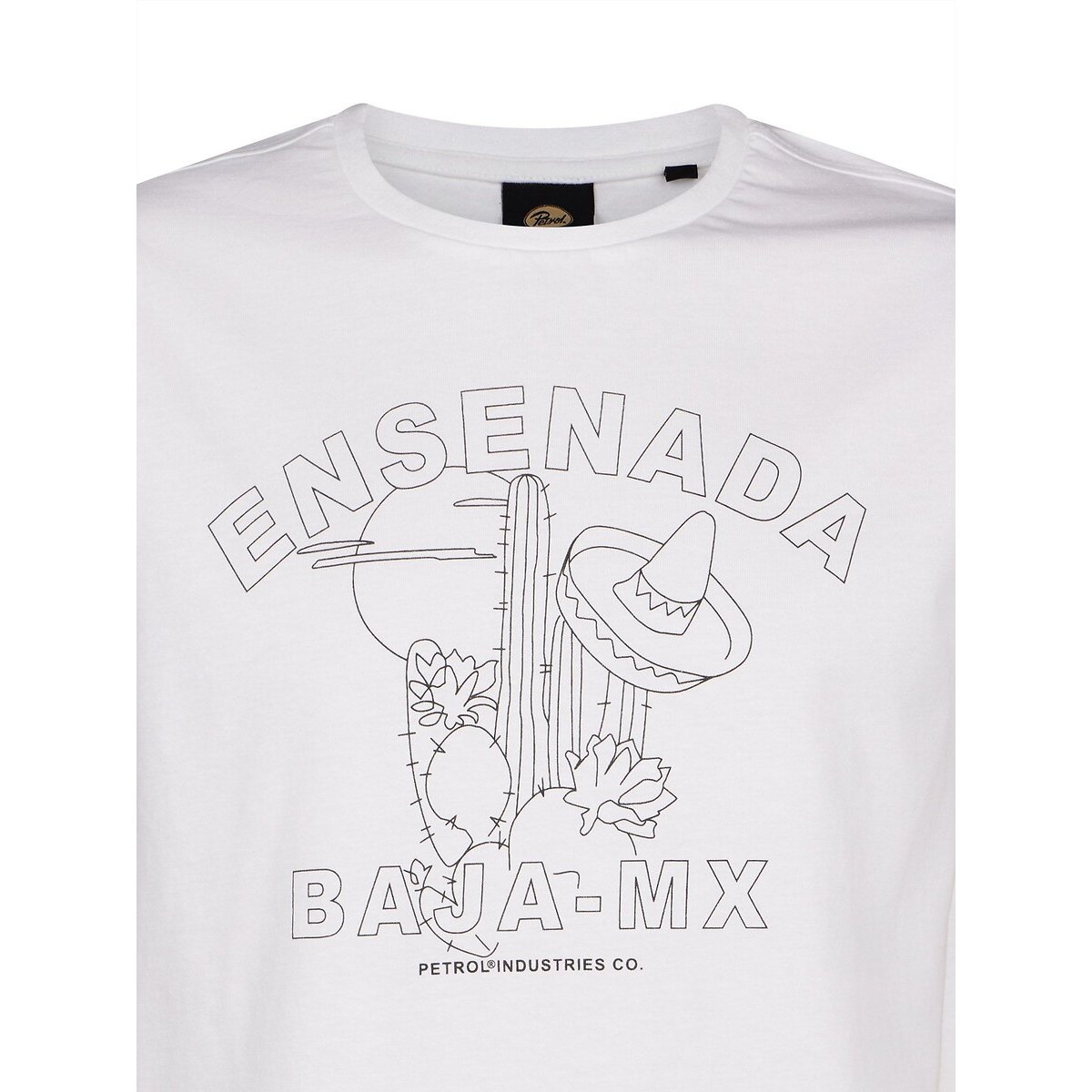 Short Sleeve T-Shirt white, PETROL INDUSTRIES