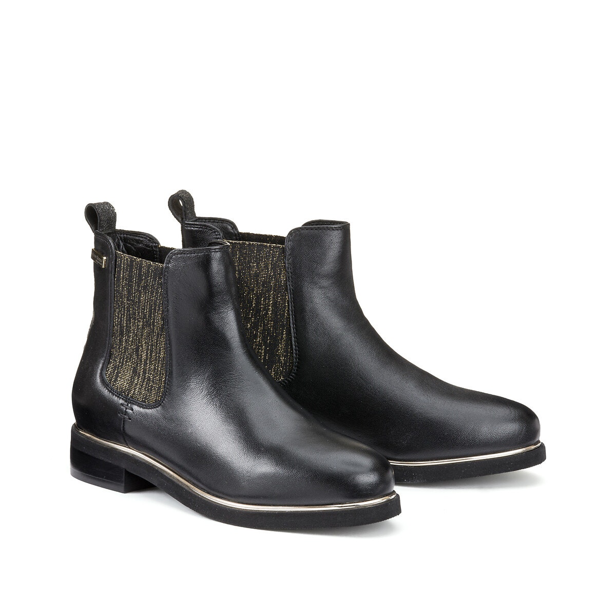 Bottines chelsea cuir Micky noir, LES TROPEZIENNES PAR M.BELARBI