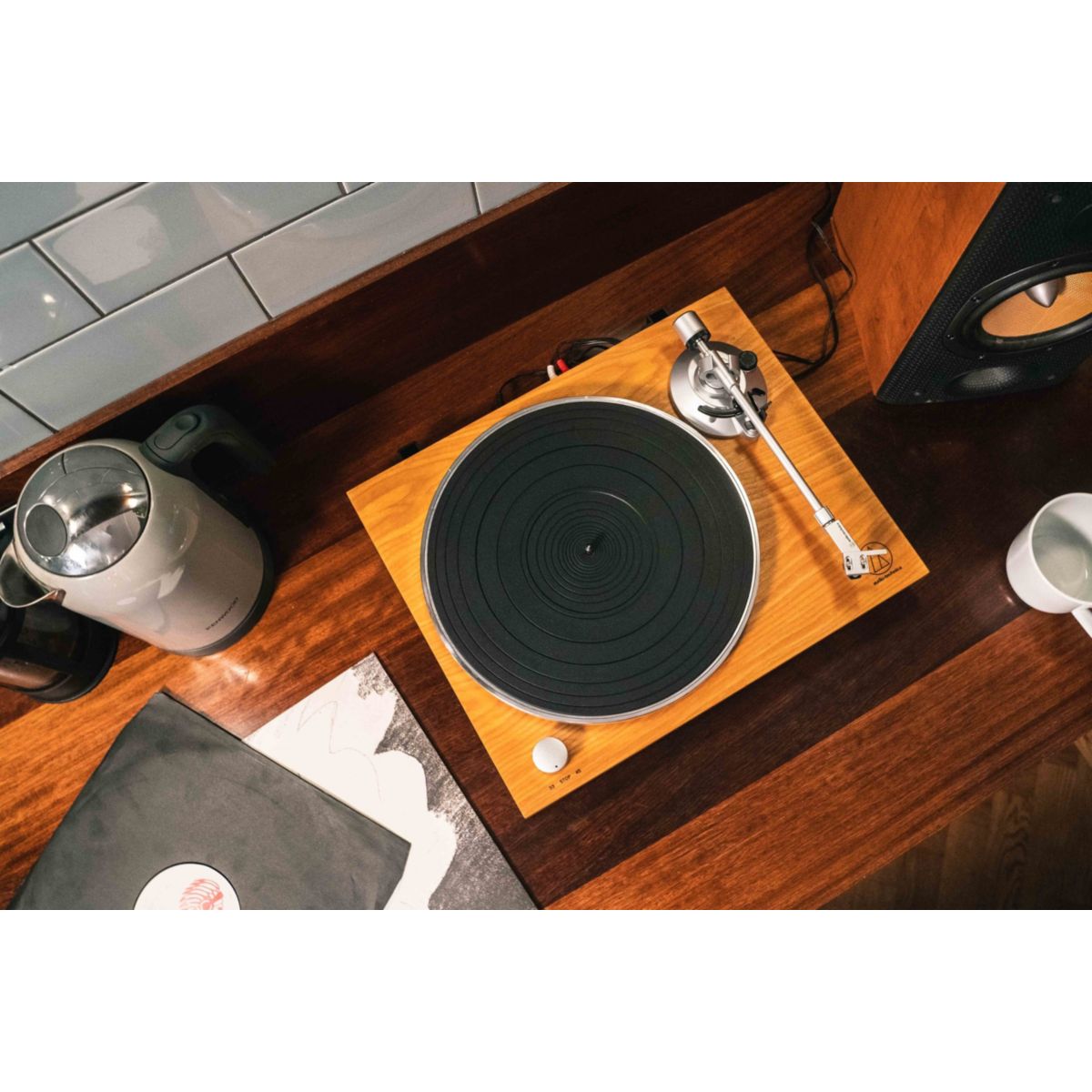 Platine vinyle AT-LPW30TK couleur unique, AUDIO-TECHNICA