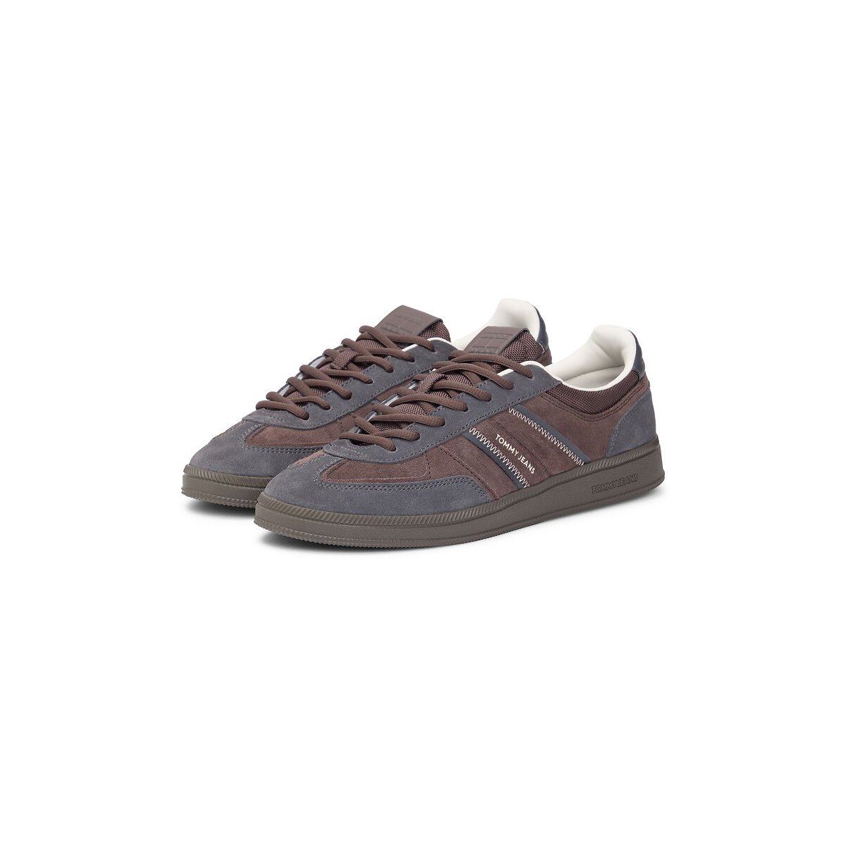 Baskets en cuir suédé The Greenwich marron, TOMMY JEANS